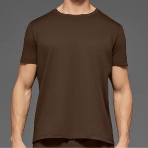 ALO Yoga Men Conquer Reform Crewneck Short Sleeve